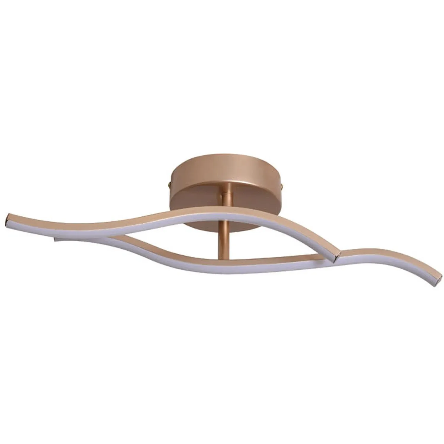 Adara Wavy LED Ceiling Light - Champagne image