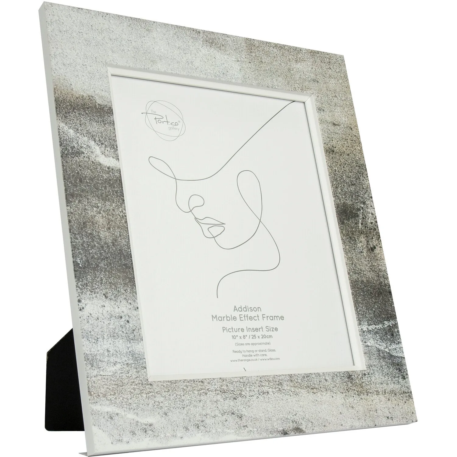 Addison 10x8in Photo Frame - Grey