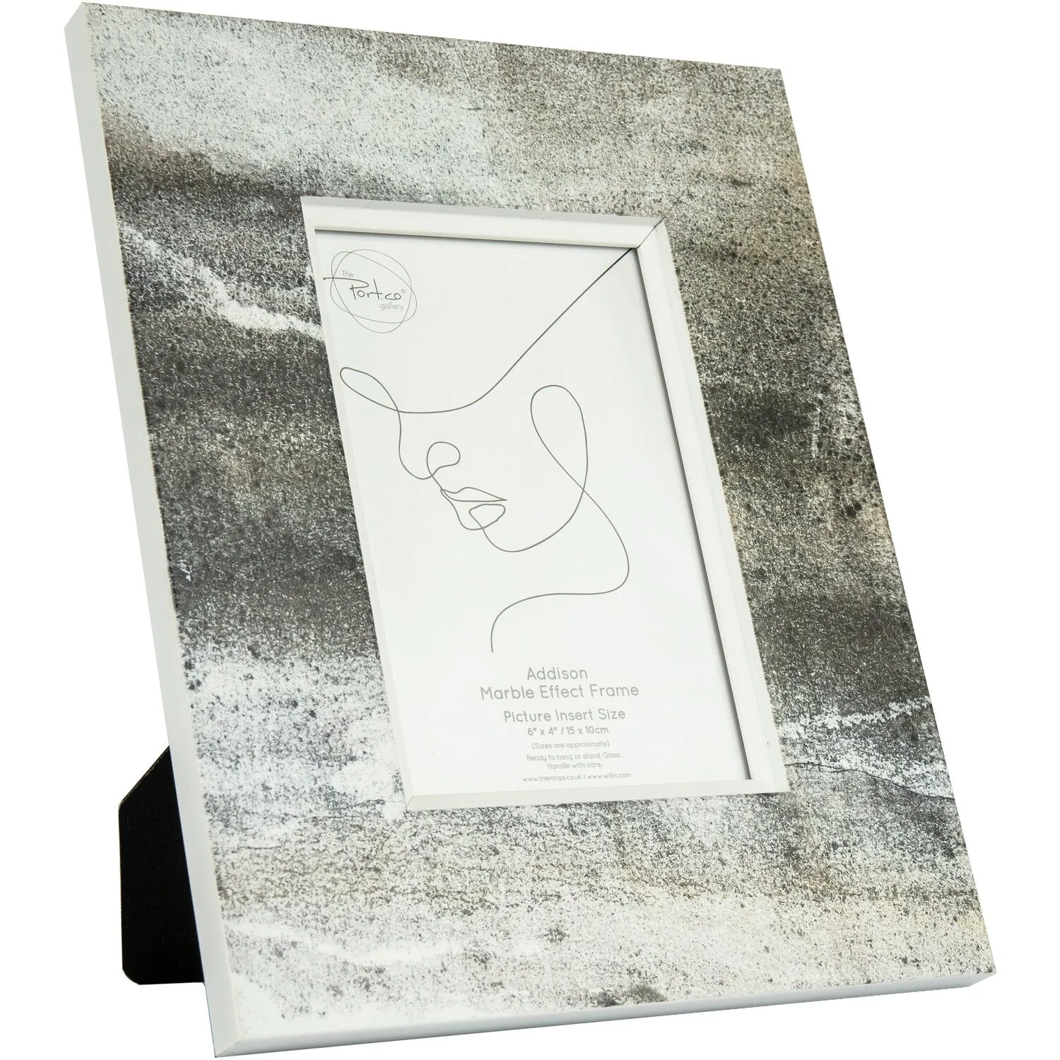 Addison 6x4in Photo Frame - Grey image