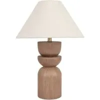 Adeal Wood Effect Table Lamp - Natural, Wood