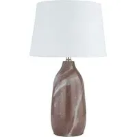 Adeline Table Lamp - Blush, Marble