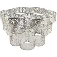Adilah Flower-Shaped Lamp Shade - Silver