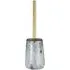 Agate Toilet Brush Holder - Grey, Stoneware