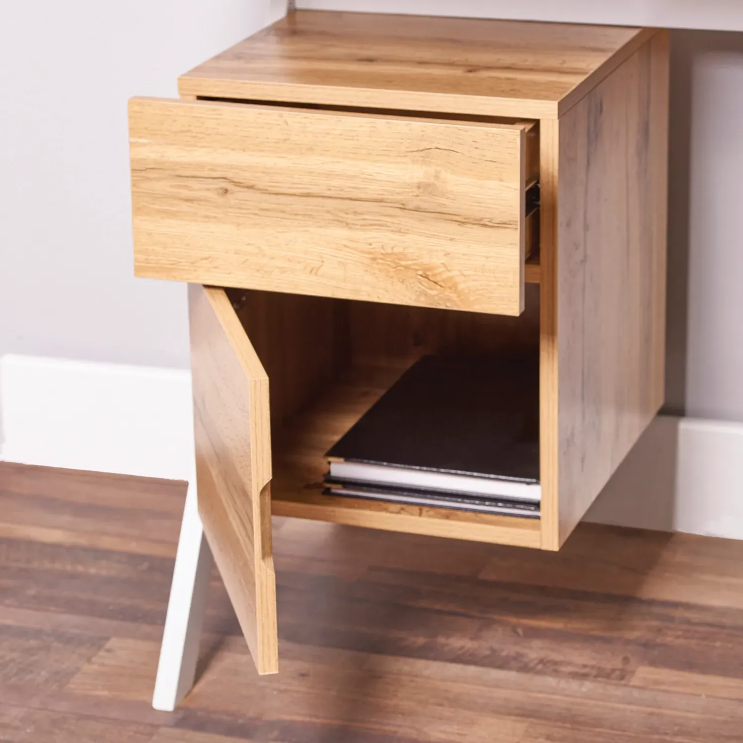 Alden 2 Drawer Desk - Cream