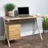 Alden 2 Drawer Desk - Cream