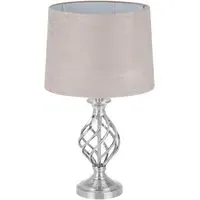Alessia Twist Table Lamp - Chrome