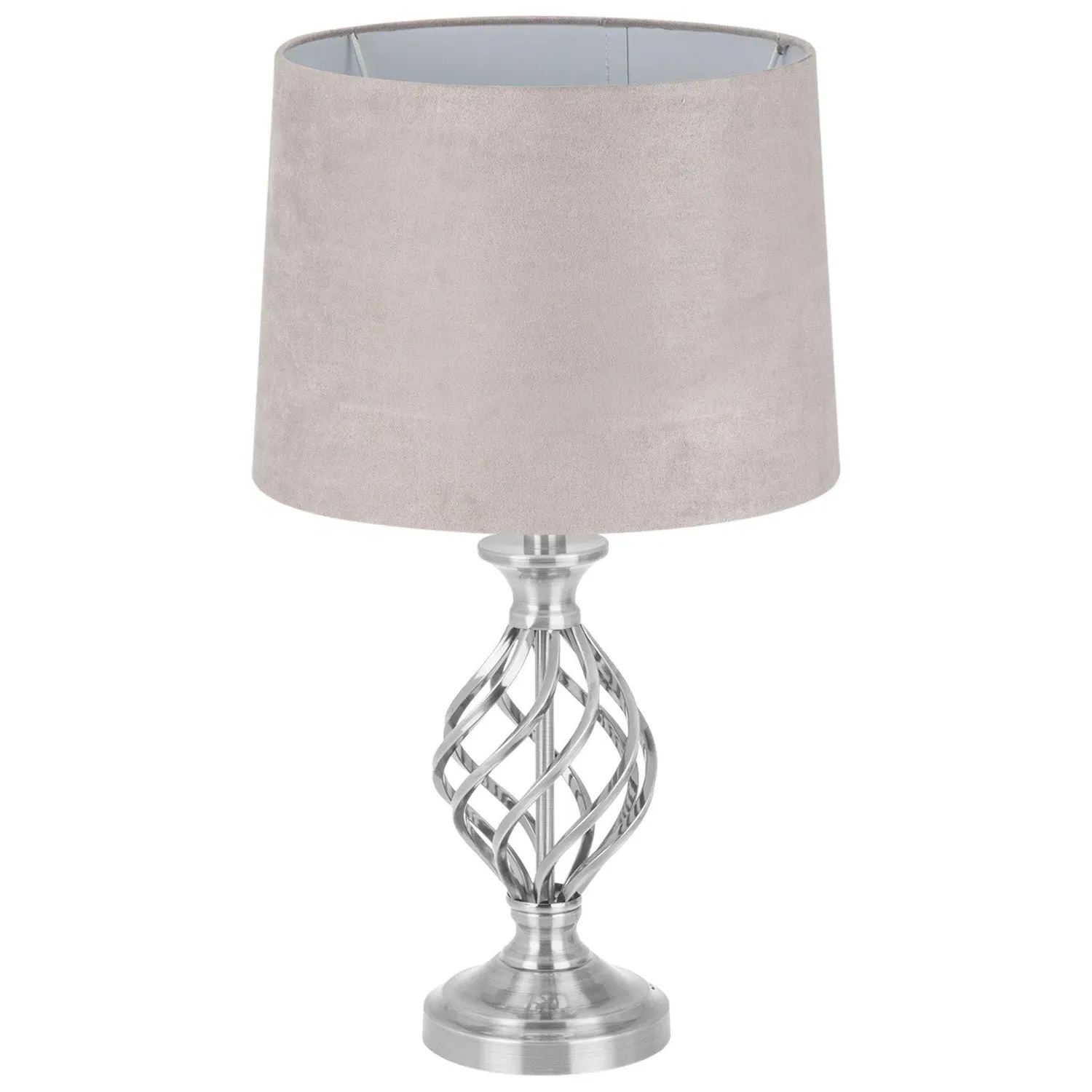 Alessia Twist Table Lamp - Chrome