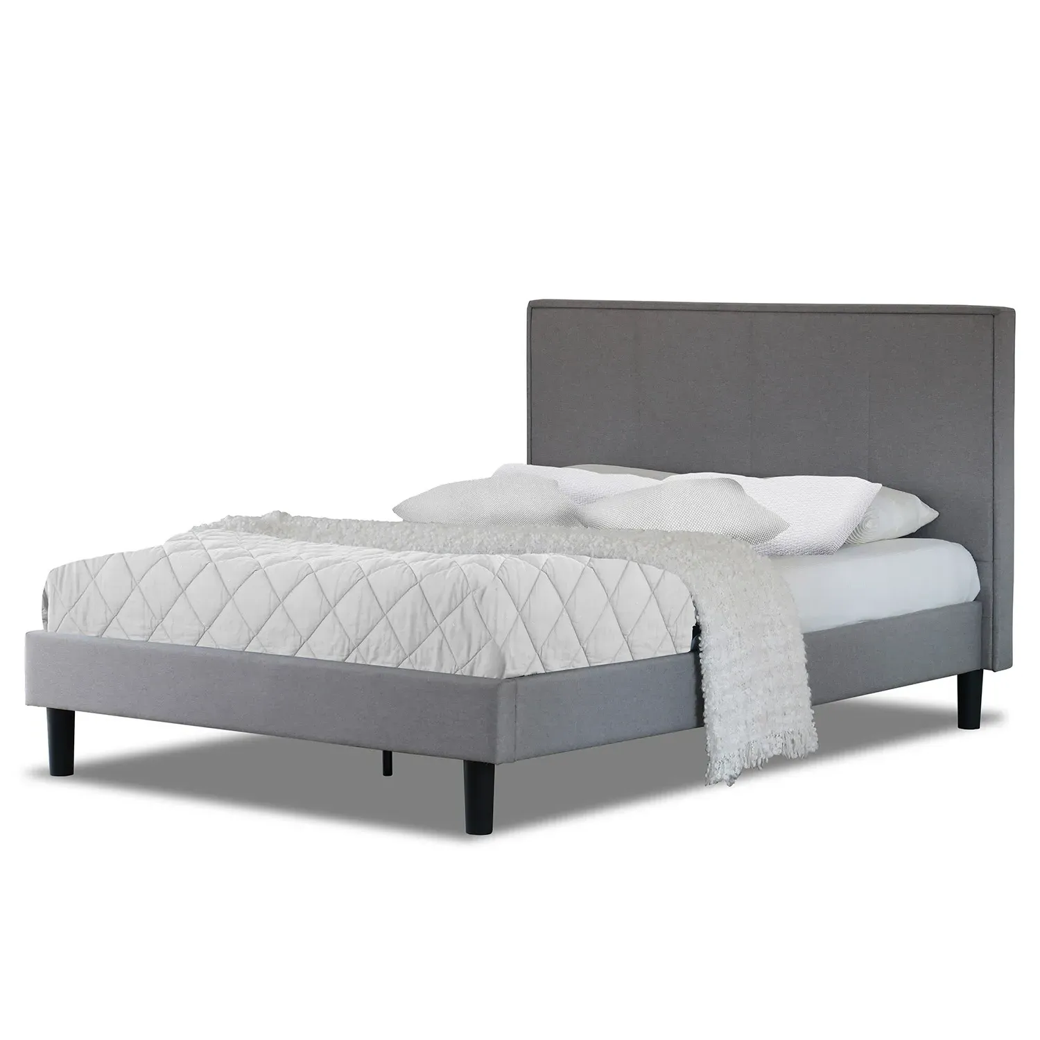 Alex Single Bed In A Box - Grey