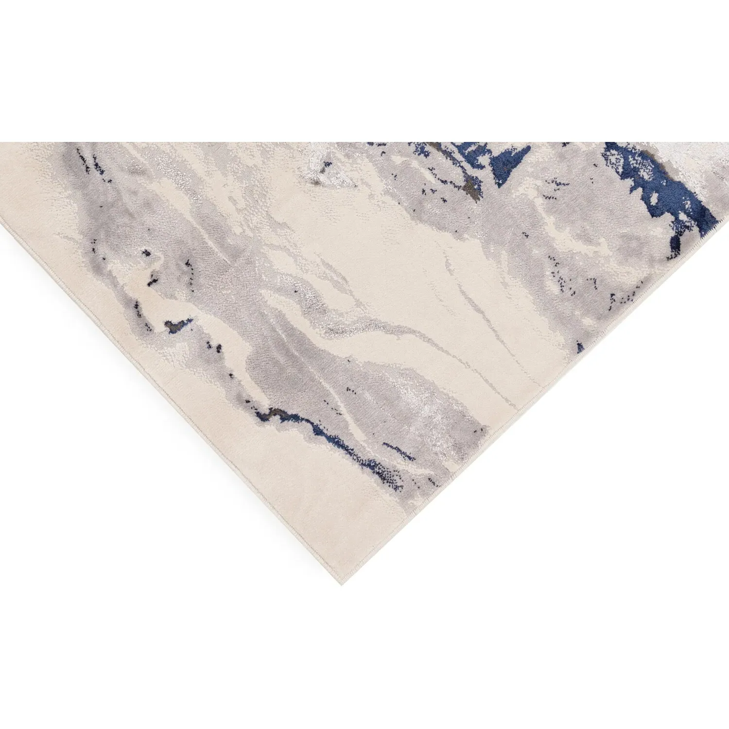 Almira Marble Rug - Navy
