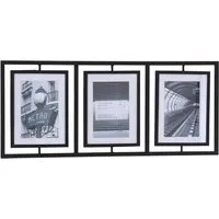 Alston Multi Aperture Metal Photo Frame - Black