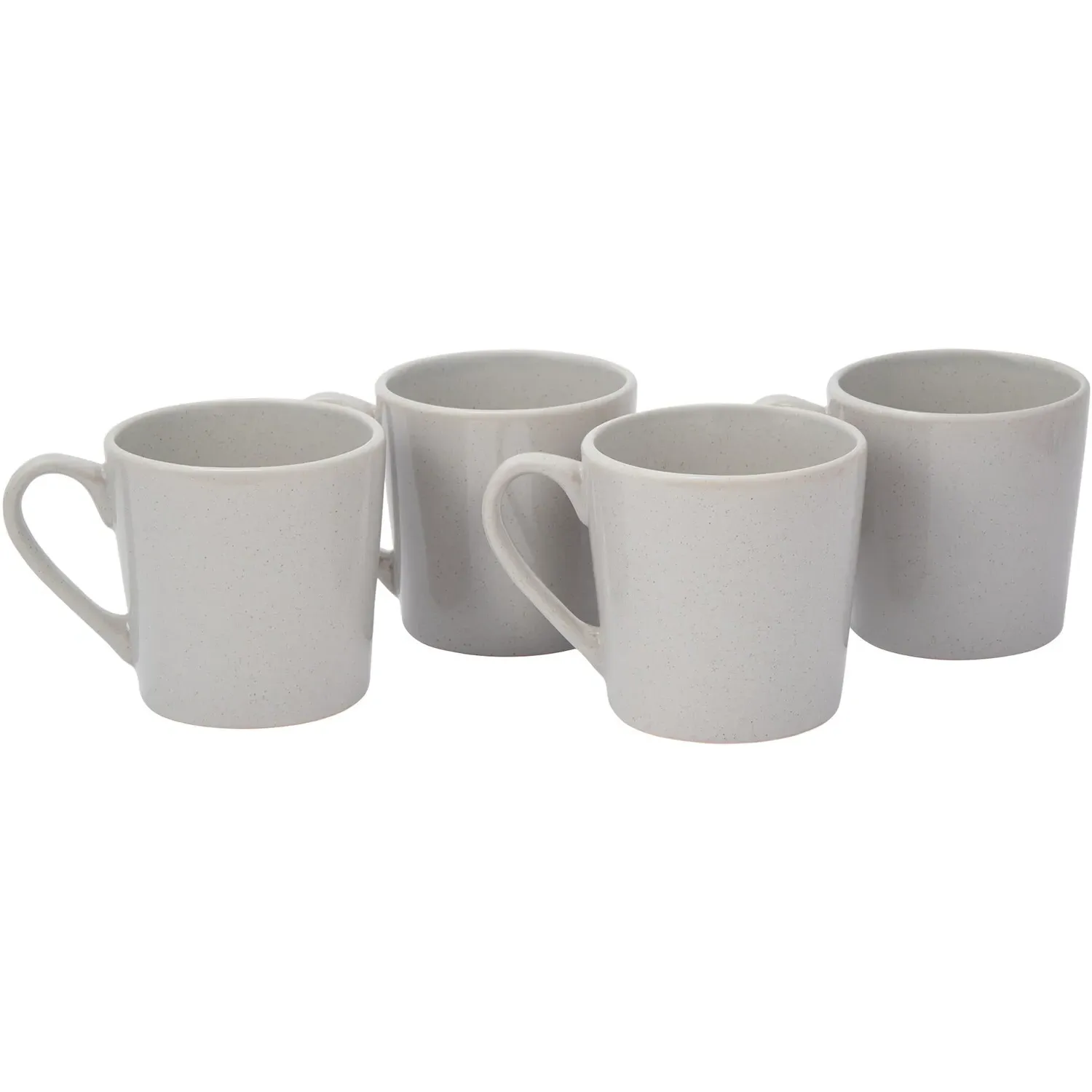 Alta Set of 4 Speckled Mugs - Grey