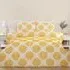 Alyssa Double Tufted Duvet Set - Ochre and White