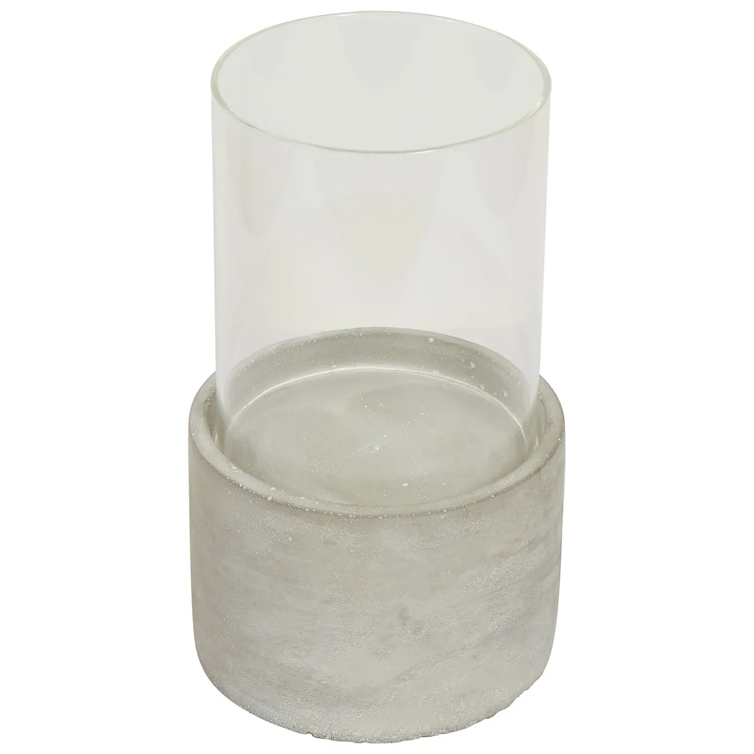 Amalie Hurricane Candle Holder - Cement