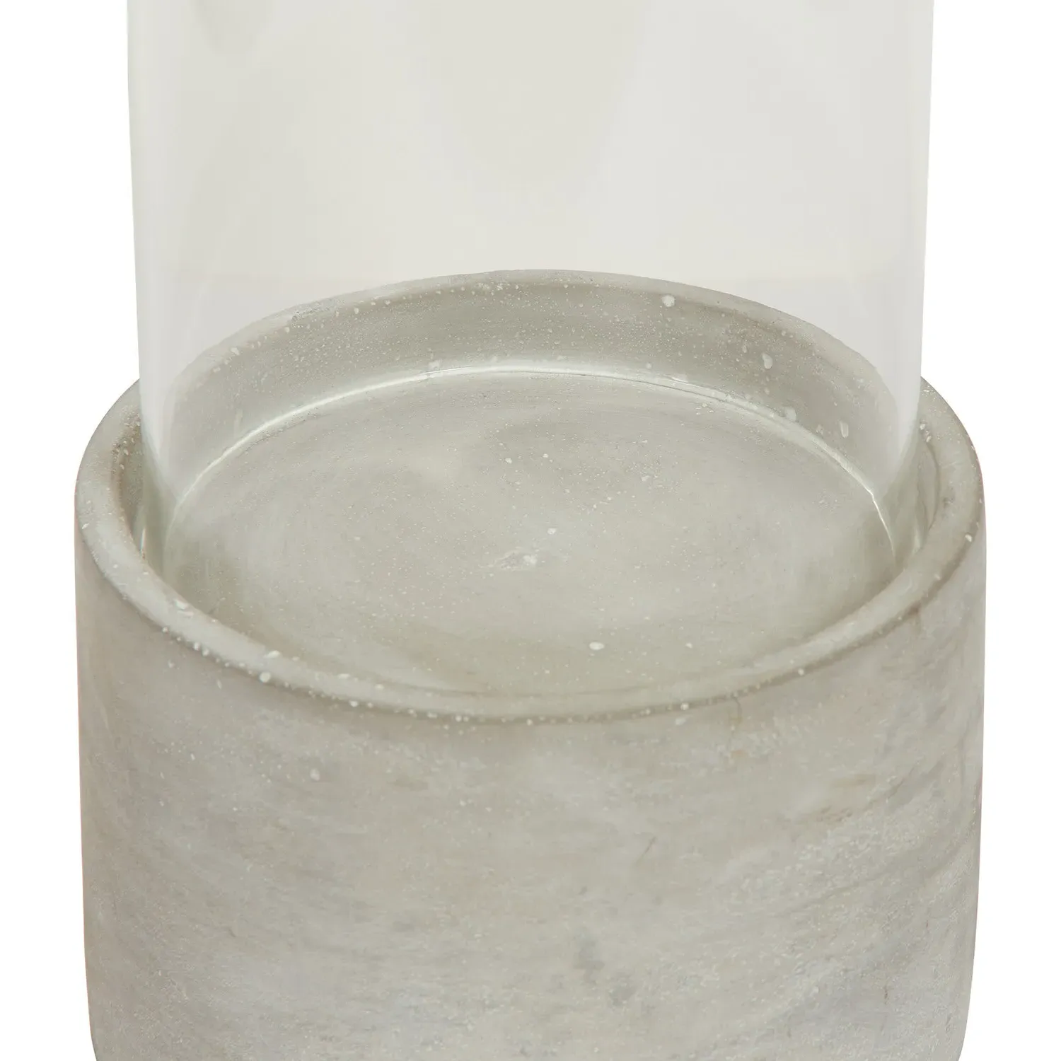 Amalie Hurricane Candle Holder - Cement