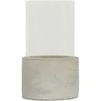 Amalie Hurricane Candle Holder - Cement