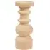 Amalie Wooden Candle Holder - Natural