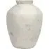 Amara Large Textured Vase - White