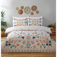 Amari Floral Double Duvet Cover and Pillowcase Set