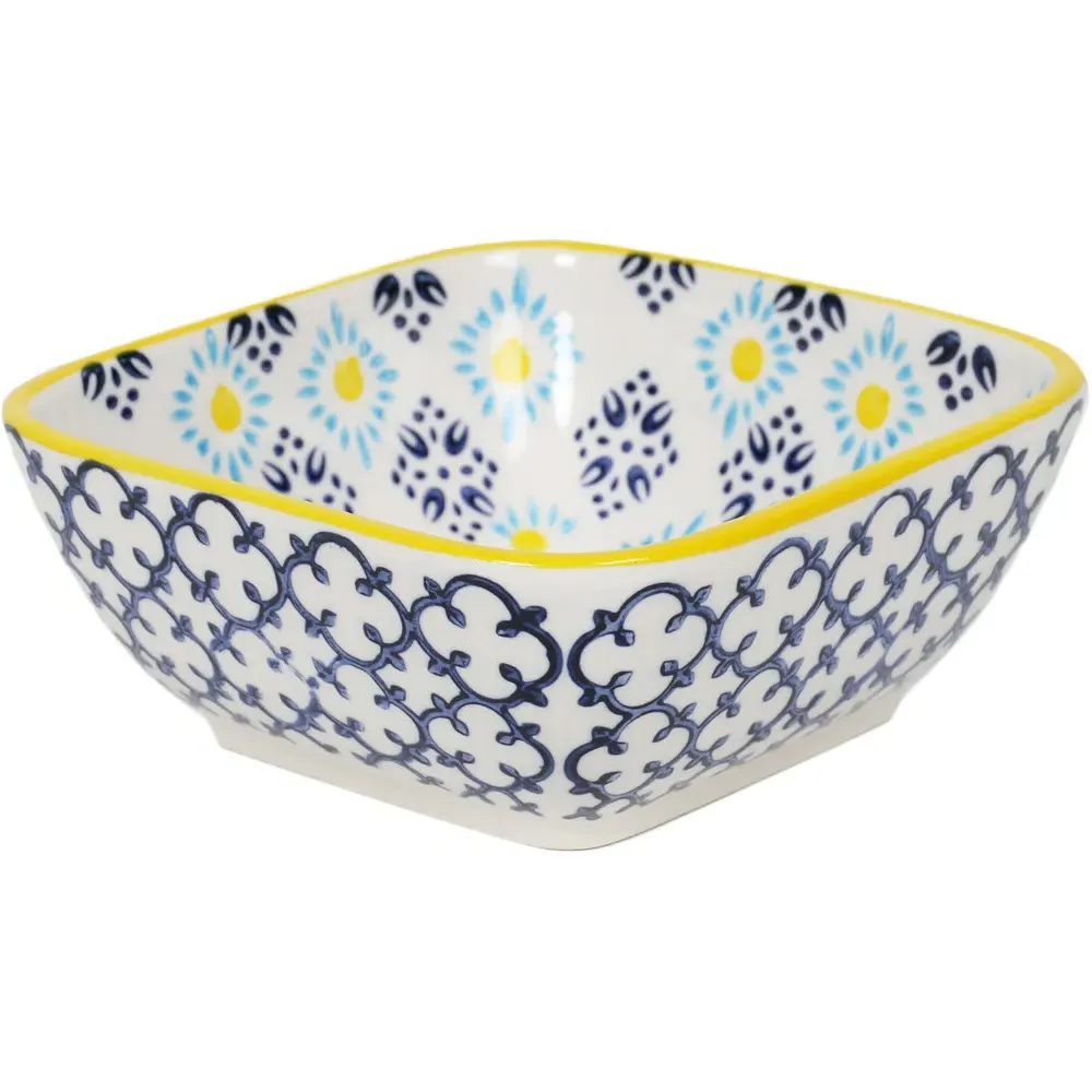 Amari Square Bowl - Yellow