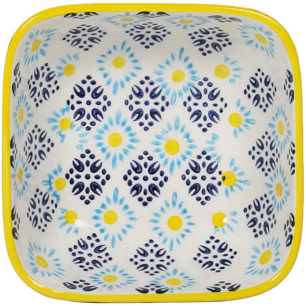 Amari Square Bowl - Yellow
