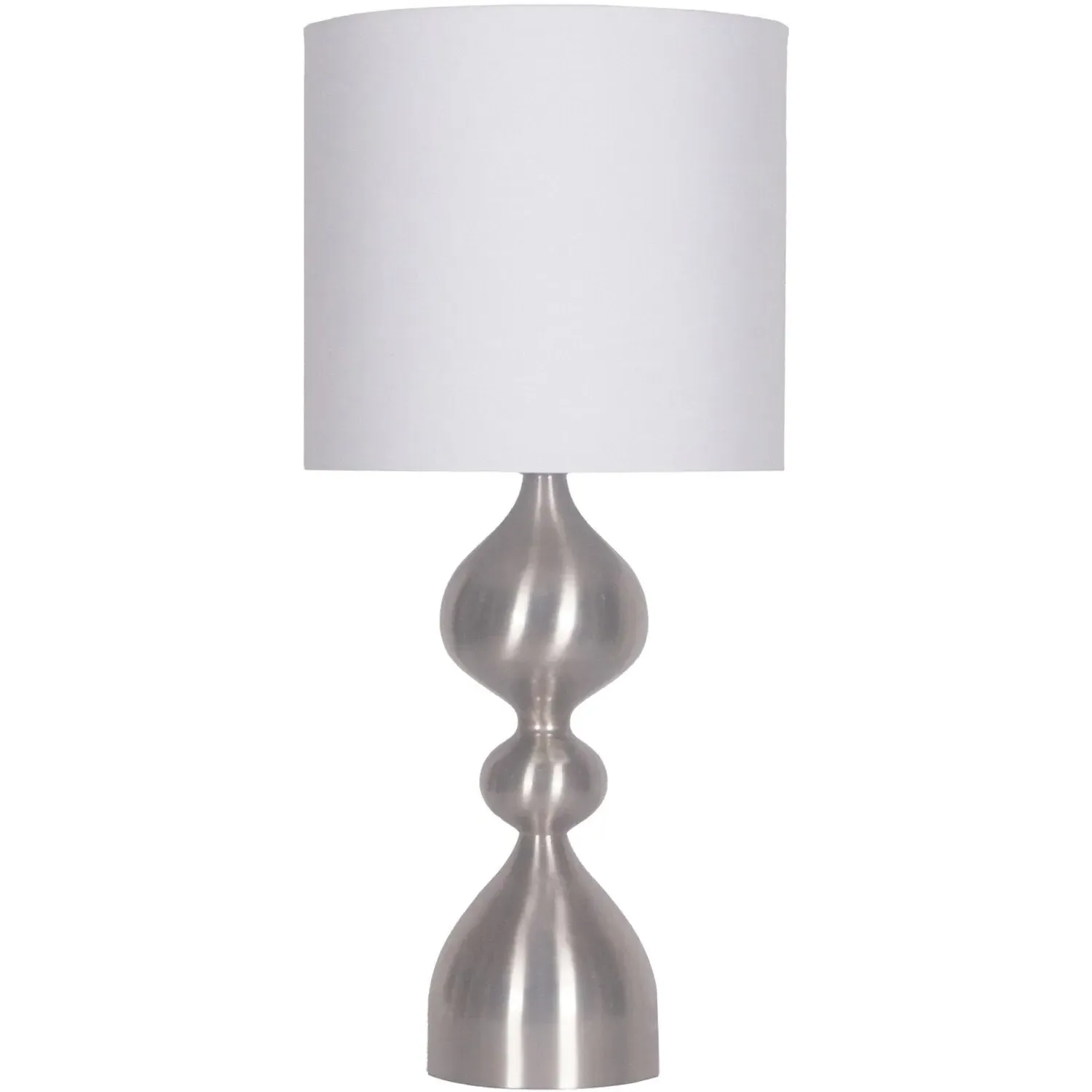 Anais Table Lamp - White, Silver image