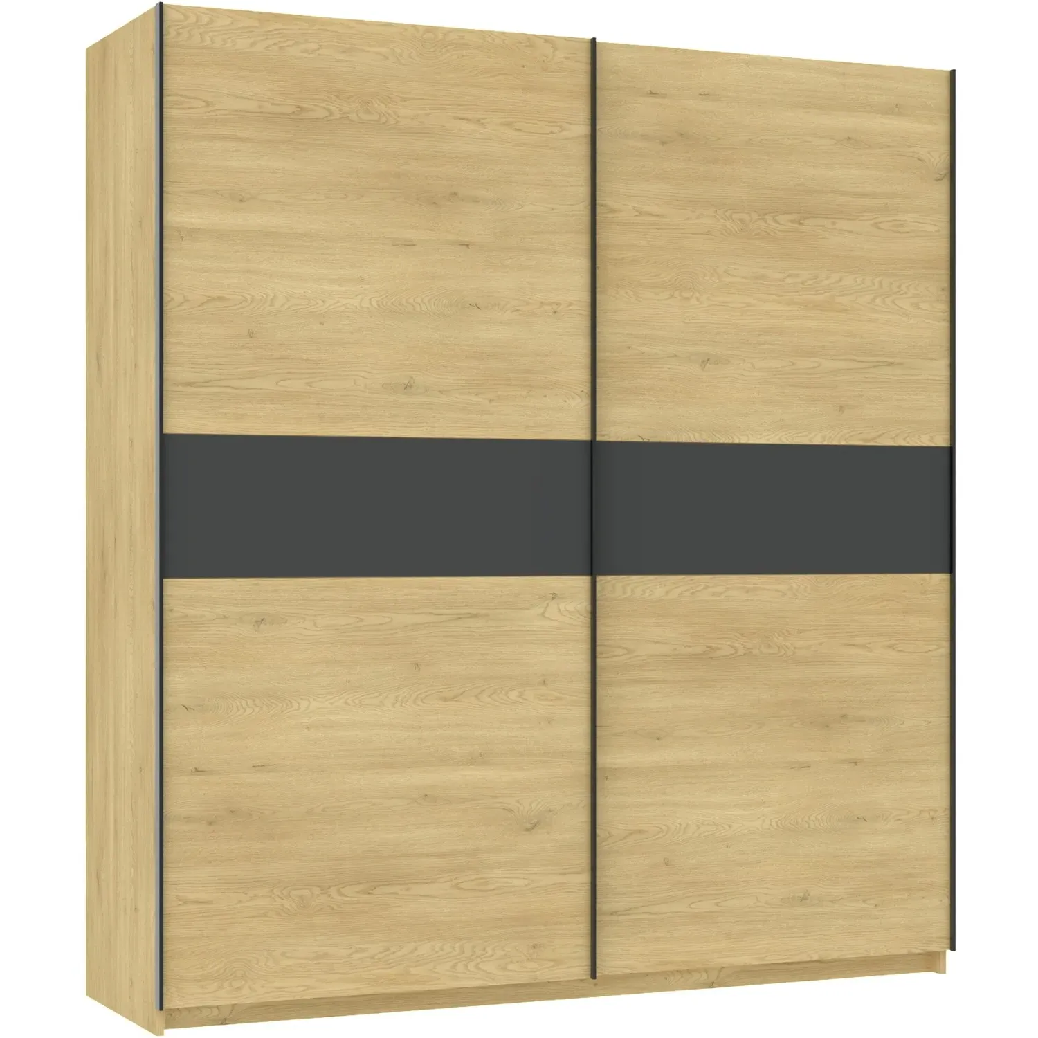 Andora Large Sliding Wardrobe - Cream, Anthracite