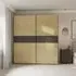 Andora Large Sliding Wardrobe - Cream, Anthracite