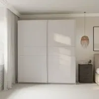 Andora Large Sliding Wardrobe - White