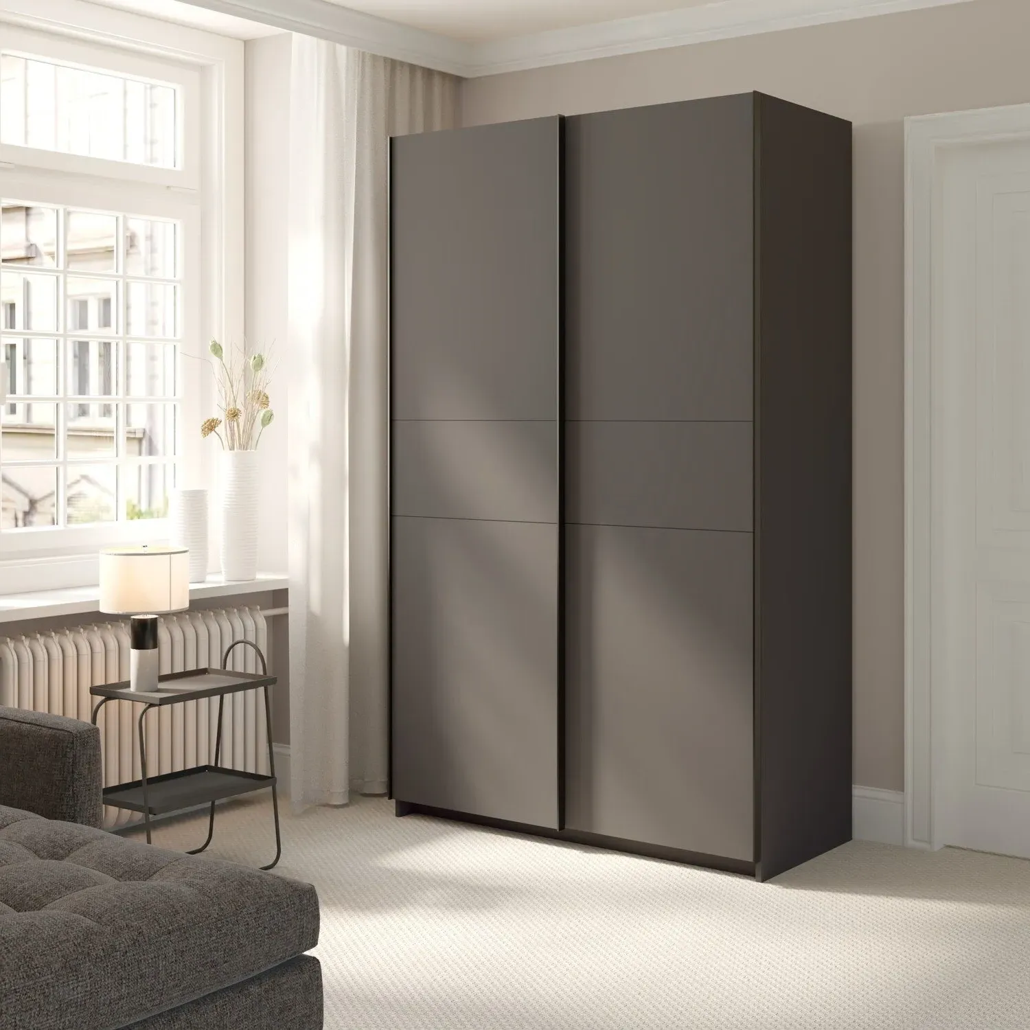 Andora Midi Sliding Wardrobe - Anthracite image