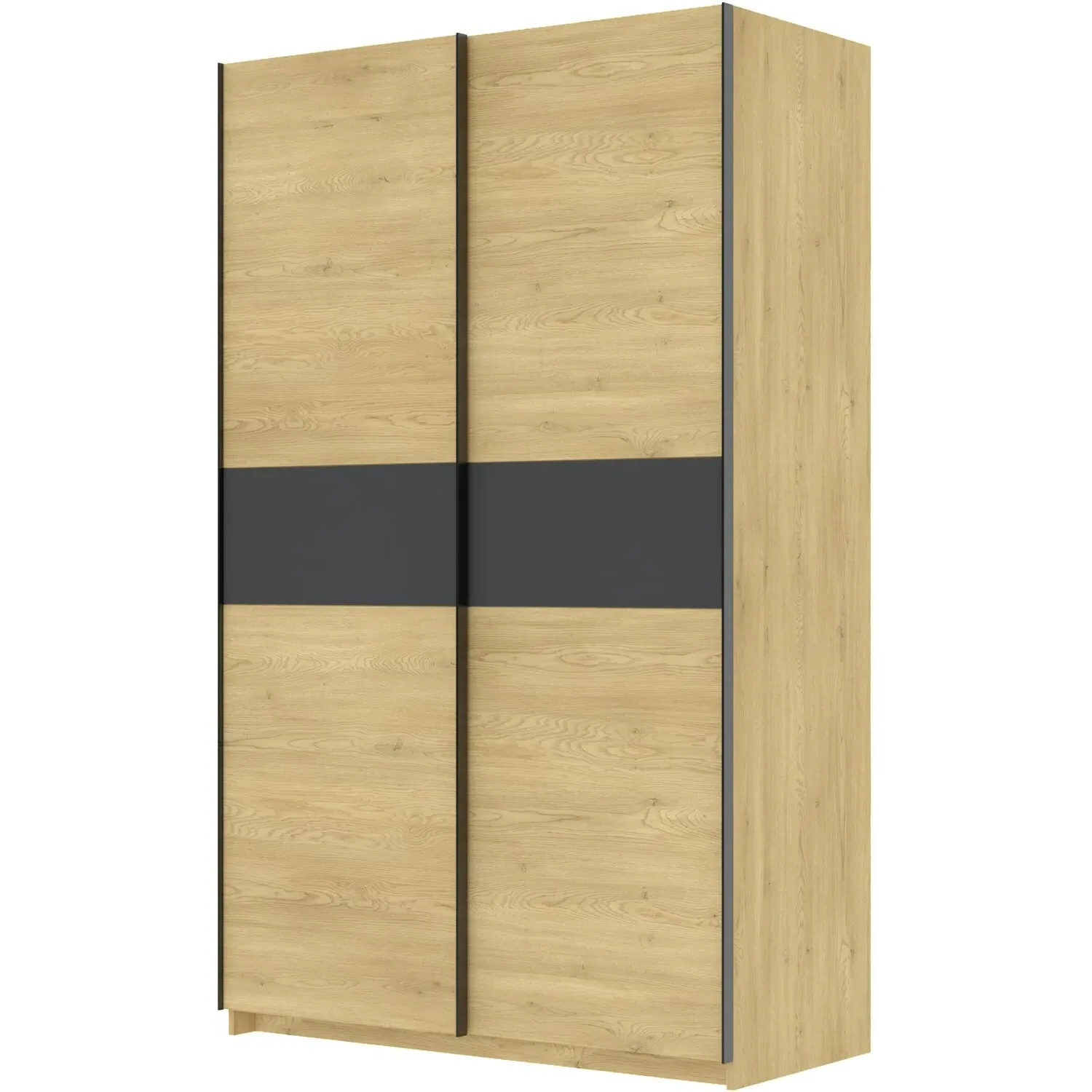 Andora Midi Sliding Wardrobe - Cream, Anthracite