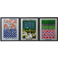 Annick Location Set of 3 Framed Art - Multicolour