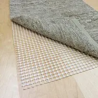 Anti Slip Rug - White