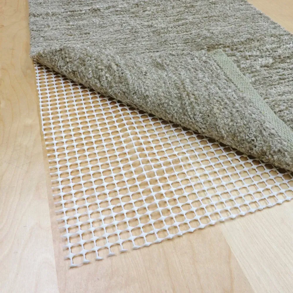 Anti Slip Rug - White