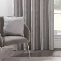 Apollo Glitter Geo Cushion - Silver