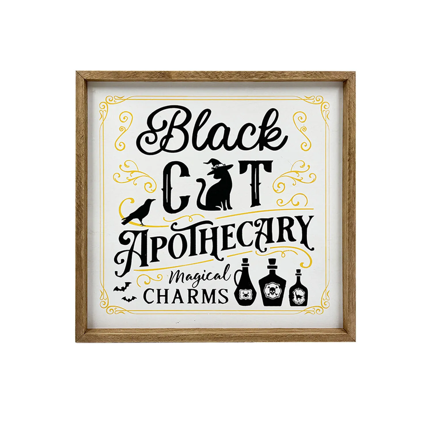 Apothecary Framed Plaque - Multicolour
