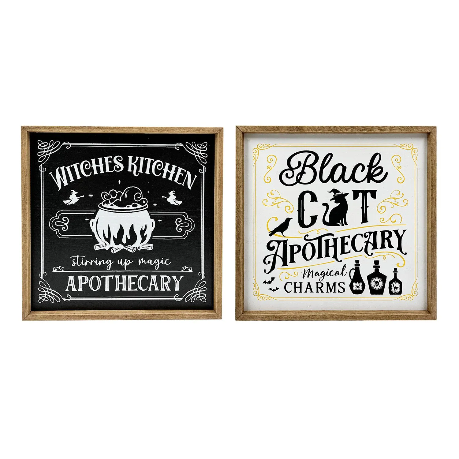 Apothecary Framed Plaque - Multicolour