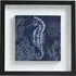 Aquatic Giclee Framed Art - Navy