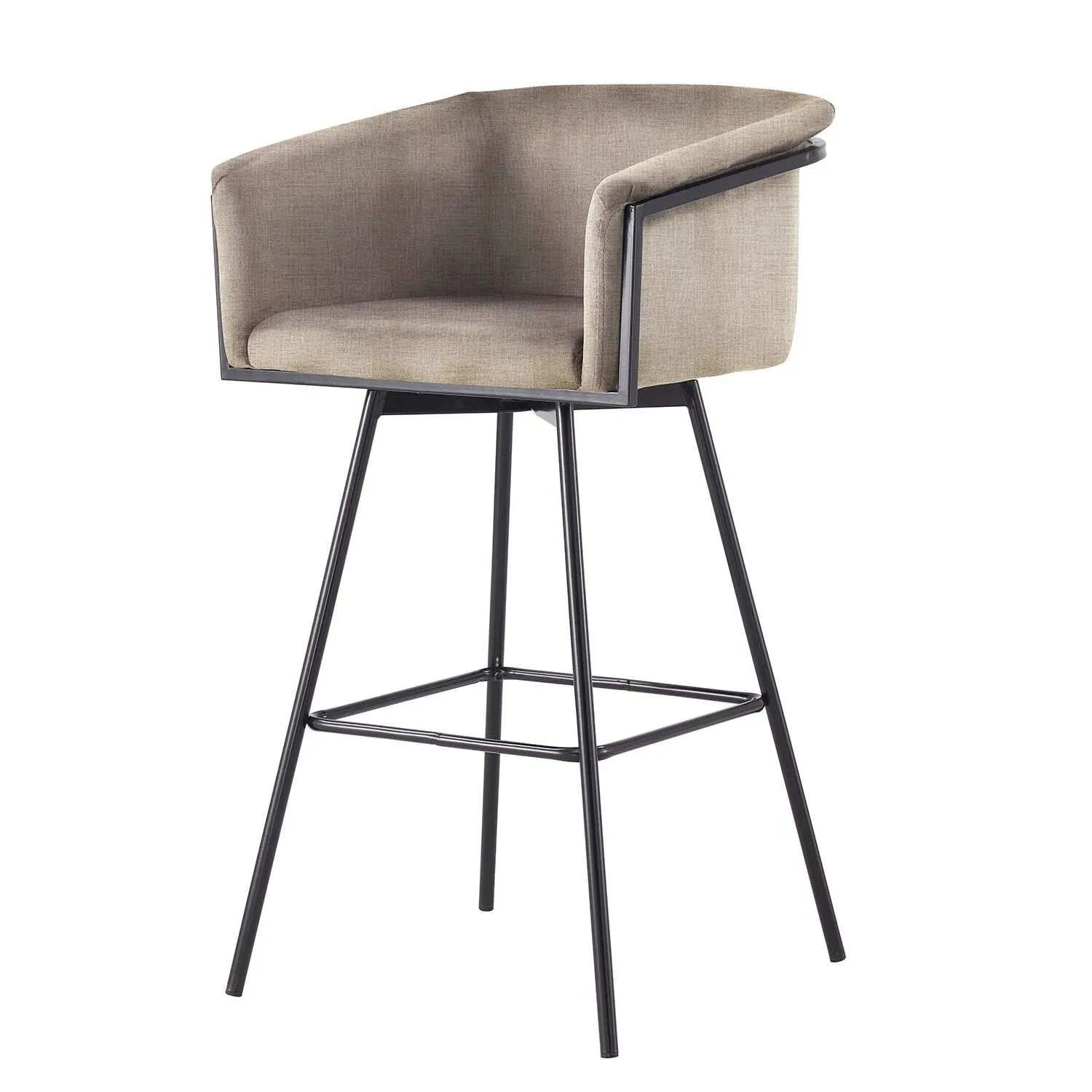 Arabella Swivel Barstool - Grey