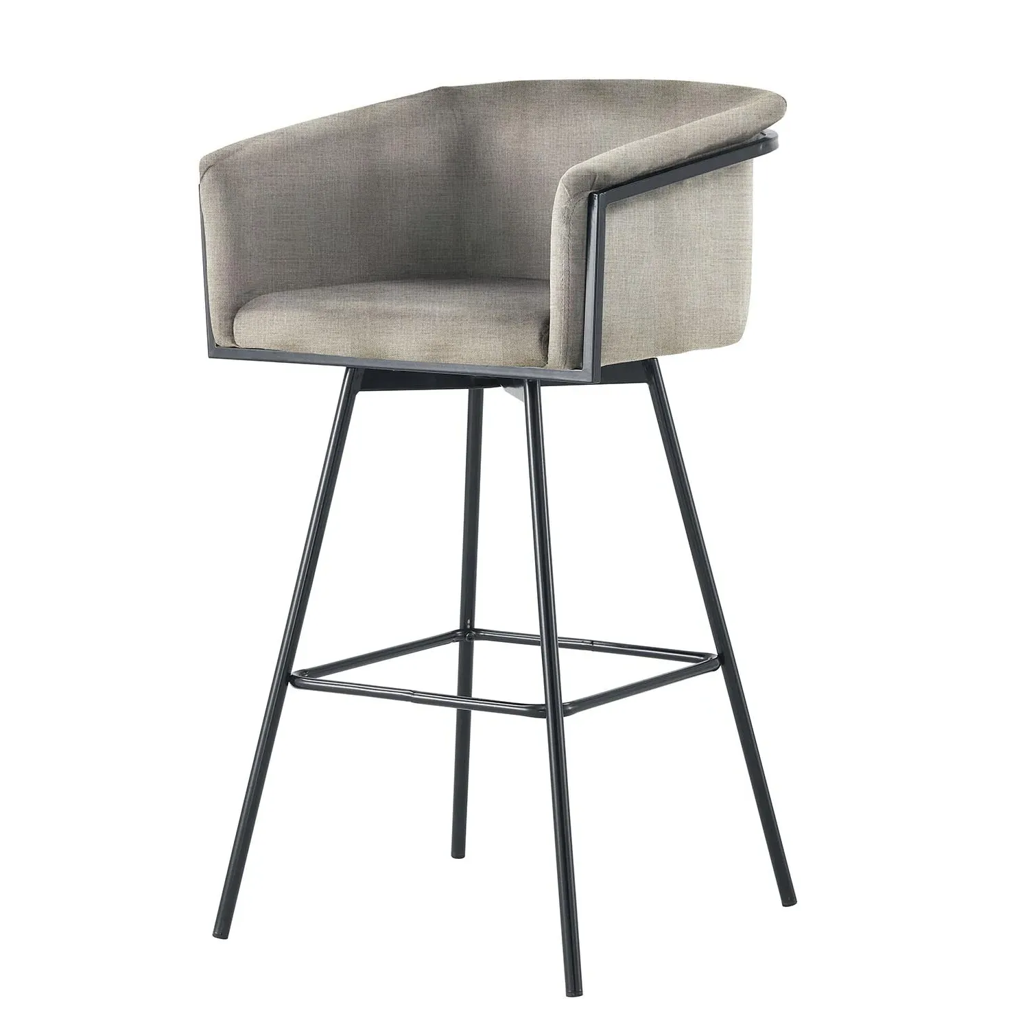 Arabella Swivel Barstool - Grey