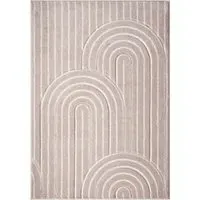 Arch Rug 120cm - Beige, Polypropylene