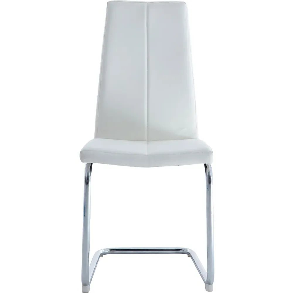 Arendelle Swing Leg Chairs - White