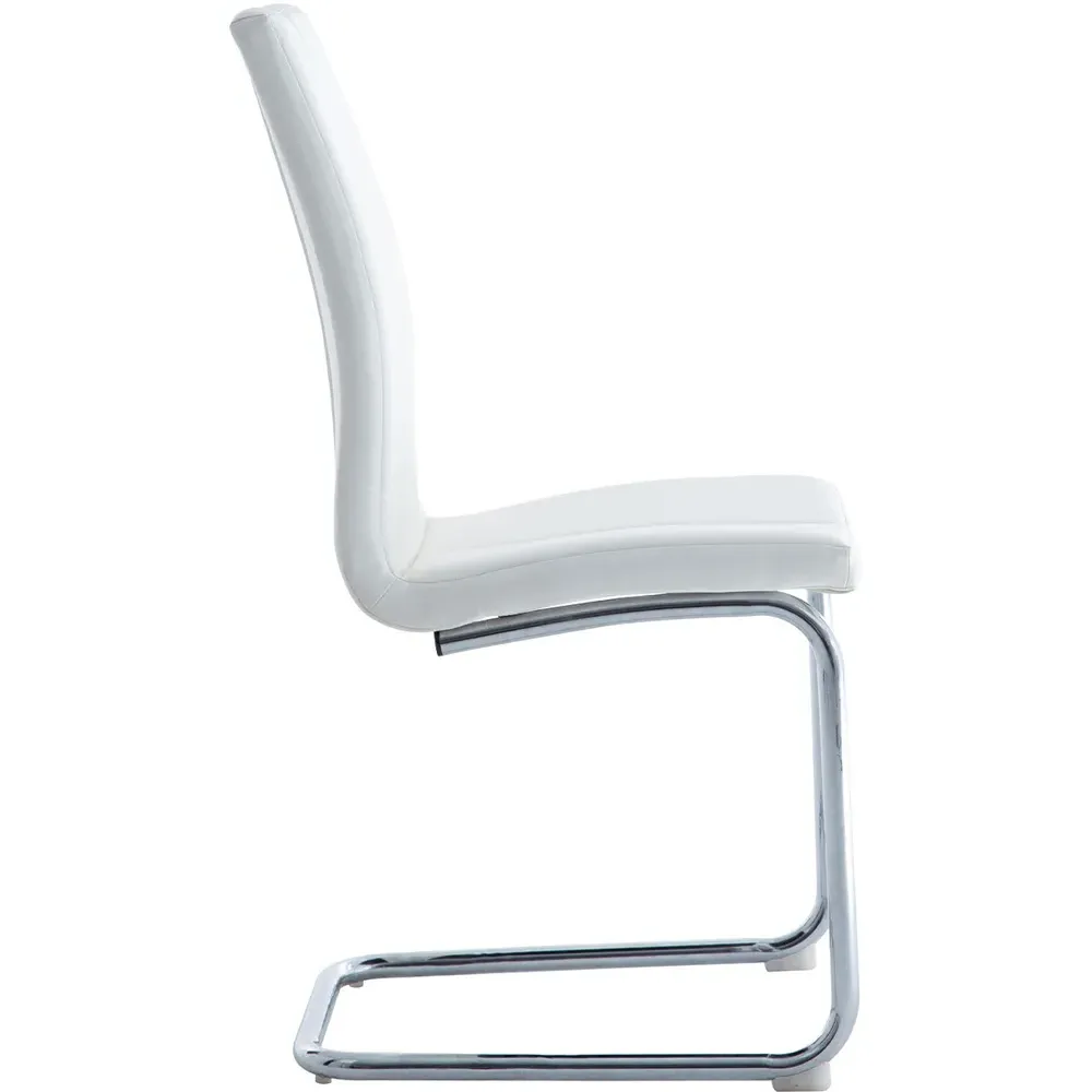 Arendelle Swing Leg Chairs - White