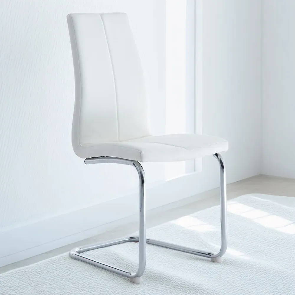 Arendelle Swing Leg Chairs - White