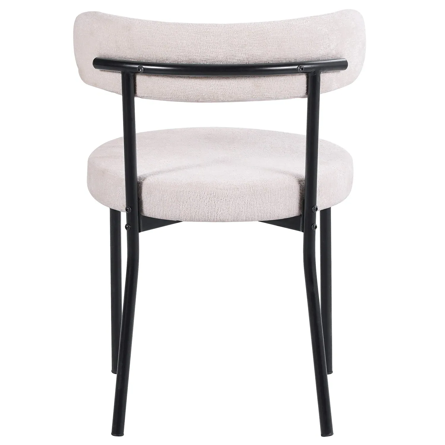 Ariana Chairs - White, Boucle