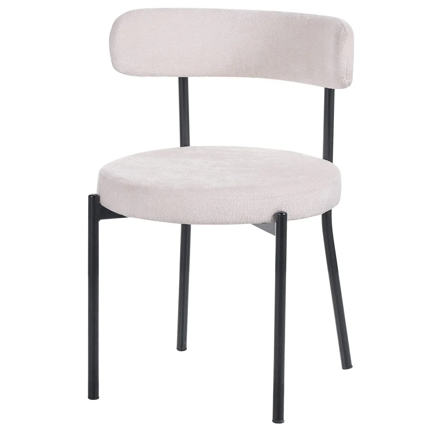 Ariana Chairs - White, Boucle image