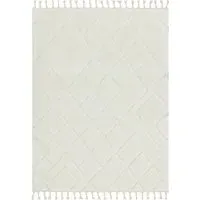 Ariana Macrame Rug - White