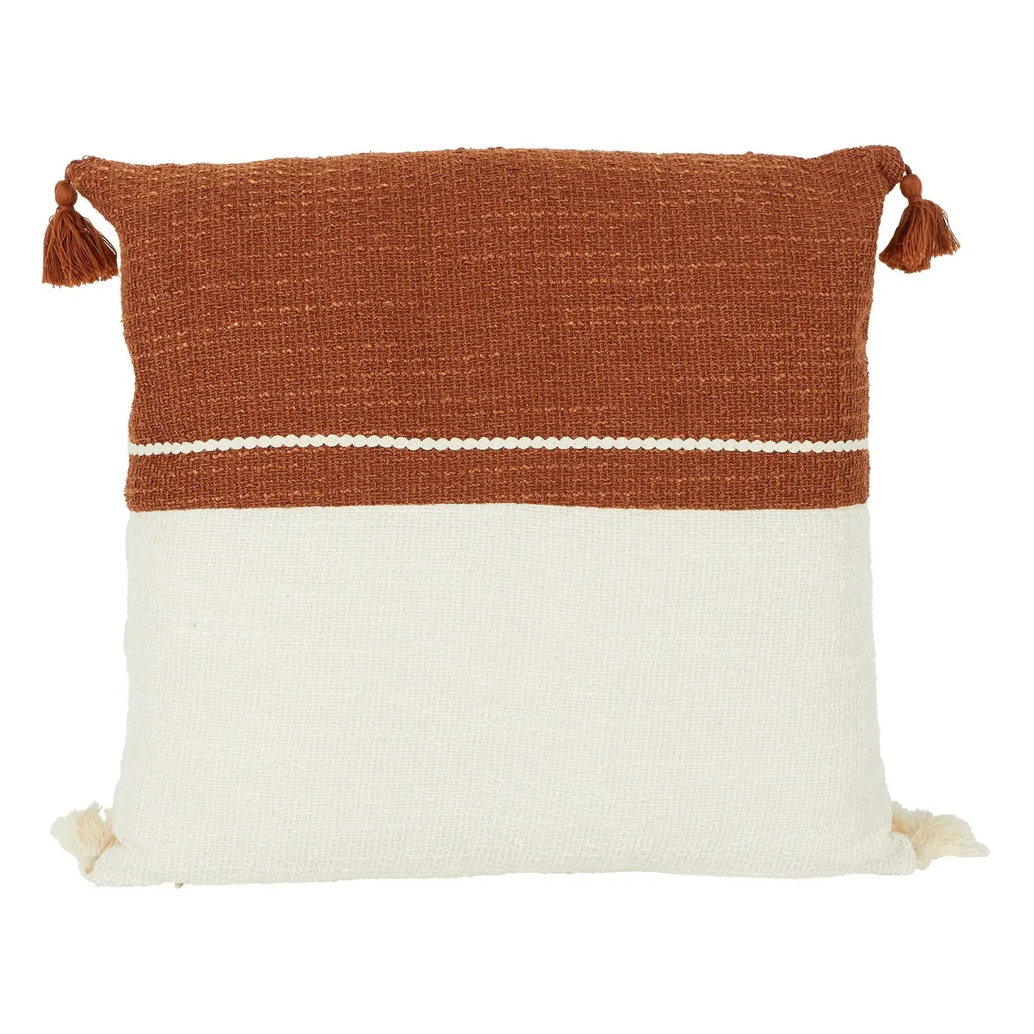 Arizona Cushion - Rust, White image