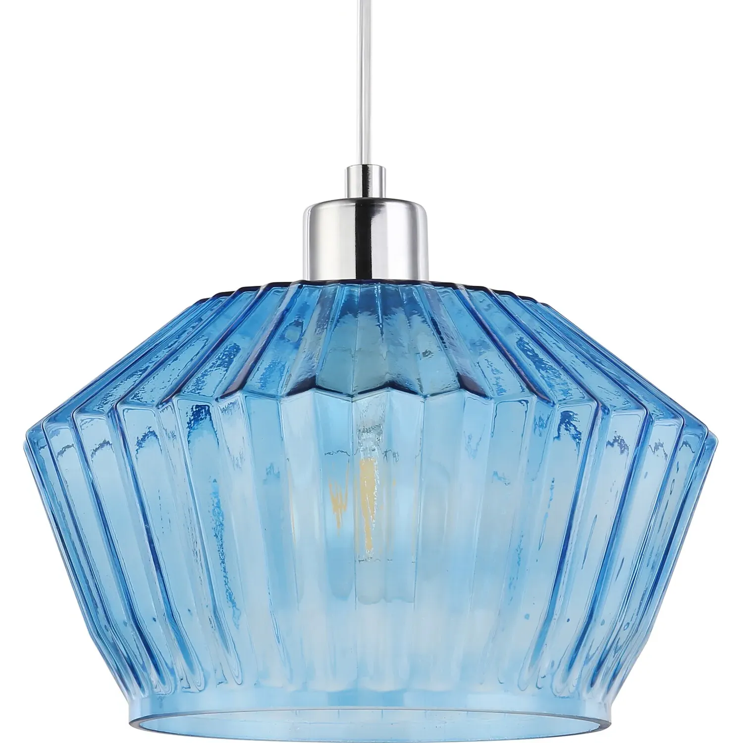 Arlo Pendant Shade - Blue, Glass