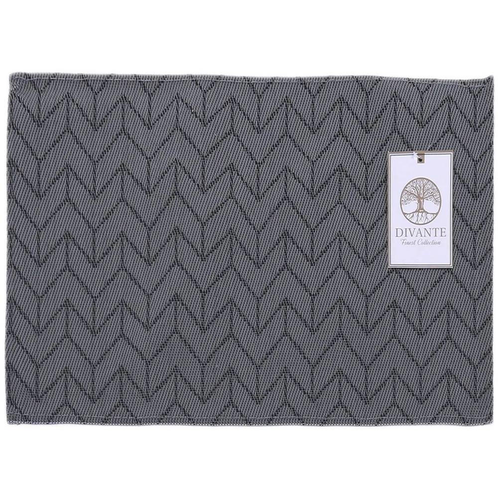 Arrow Weave Placemat - Grey
