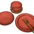 Arte 12 Piece Dinner Set - Coral